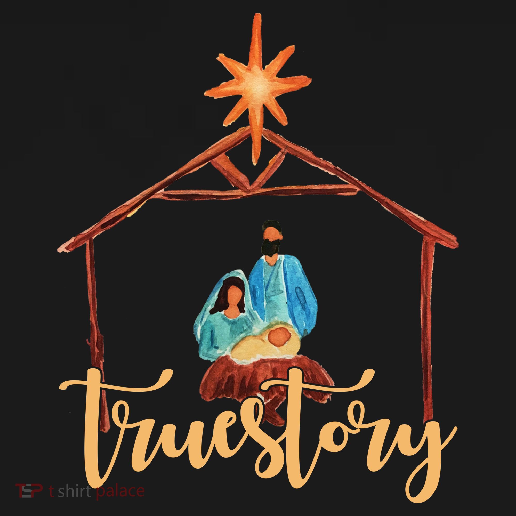 True Story Nativity Mary And Jesus Tote Bag