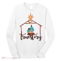 True Story Nativity Mary And Jesus Long Sleeve Shirt thumb 0