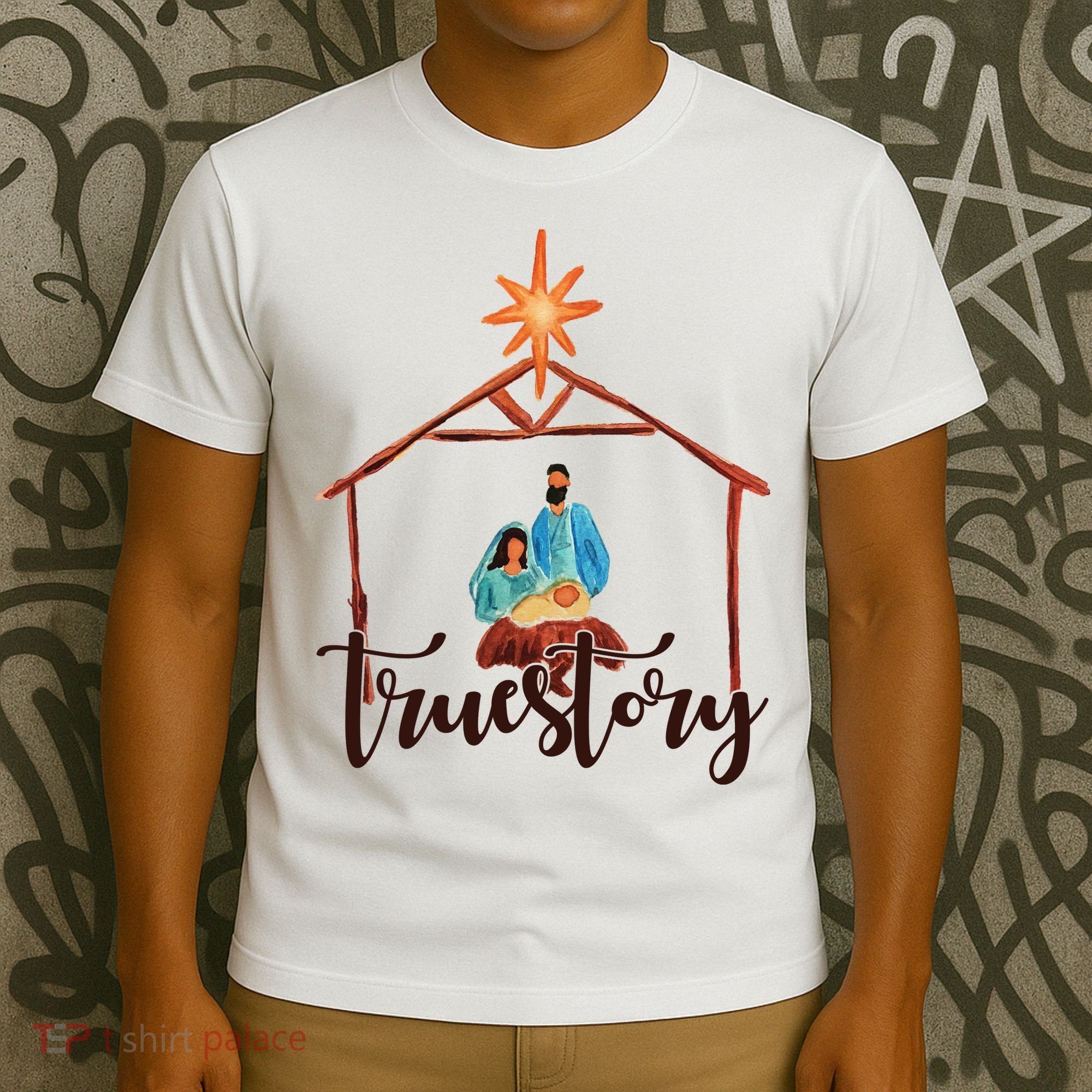 True Story Nativity Mary And Jesus T-Shirt