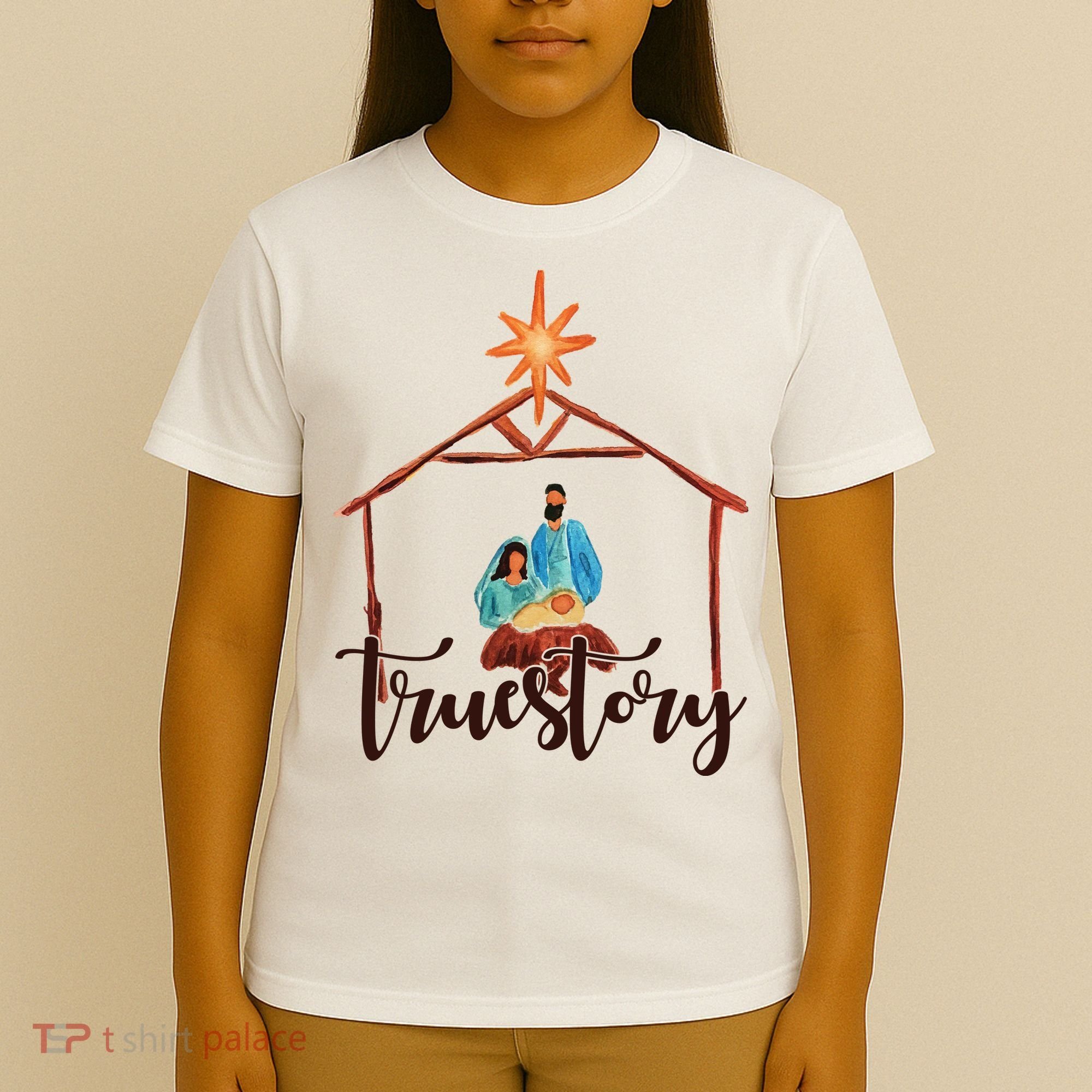 True Story Nativity Mary And Jesus T-Shirt