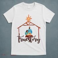 True Story Nativity Mary And Jesus T-Shirt thumb 5