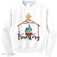 True Story Nativity Mary And Jesus Kids Sweatshirt thumb 0