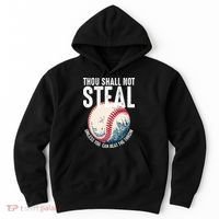Thou Shall Not Steal Baseball Hoodie thumb 0