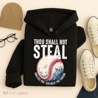 Thou Shall Not Steal Baseball Hoodie thumb 4