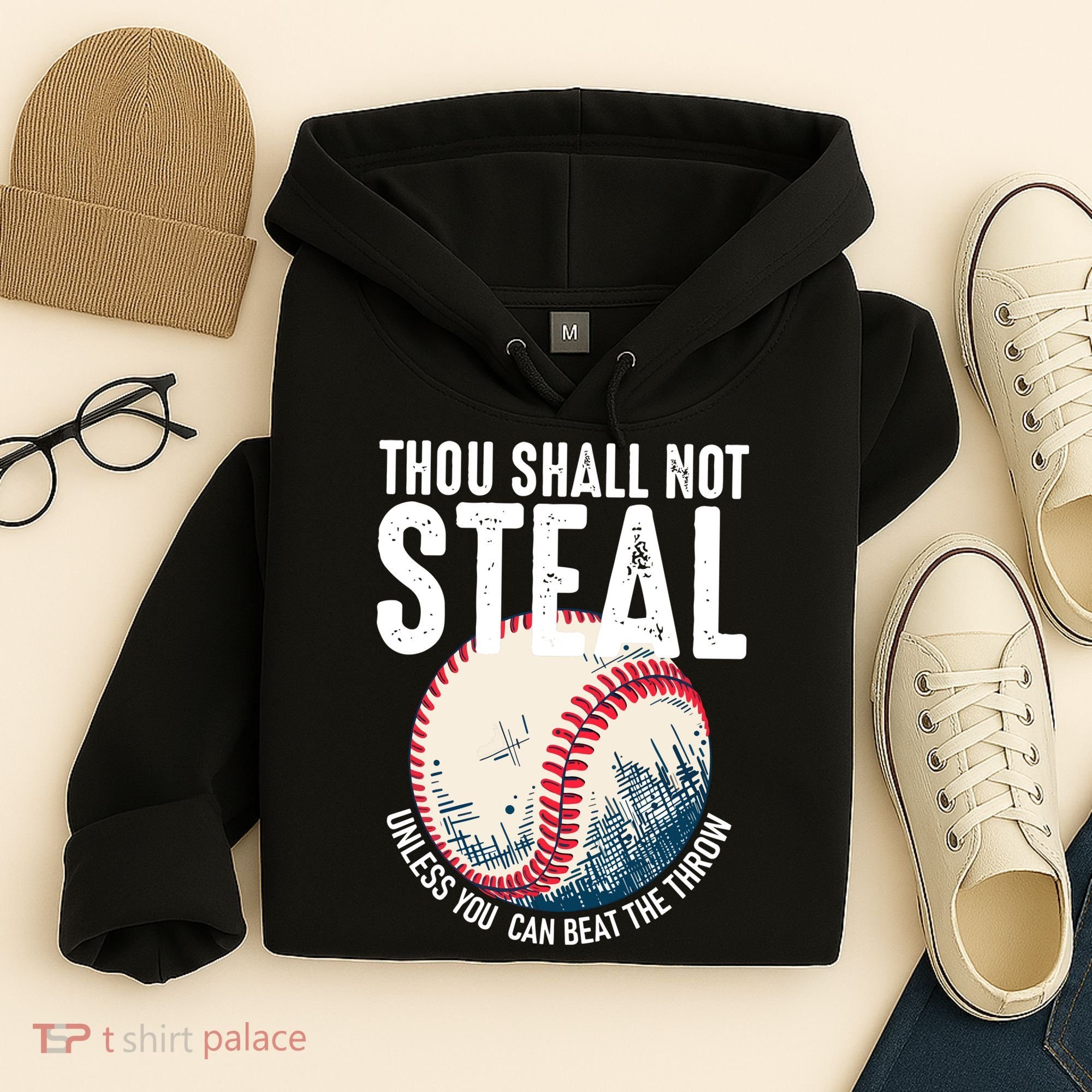 Thou Shall Not Steal Baseball Hoodie