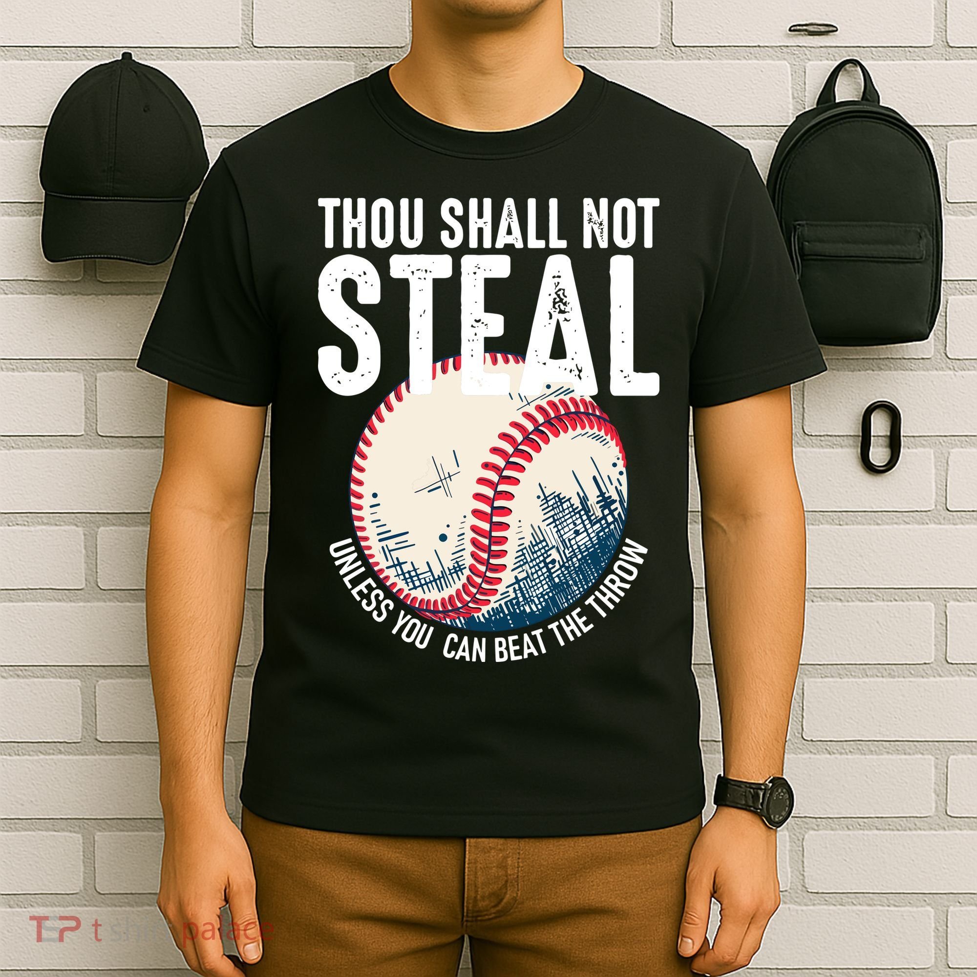 Thou Shall Not Steal Baseball T-Shirt