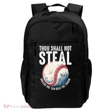 Thou Shall Not Steal Baseball Backpack