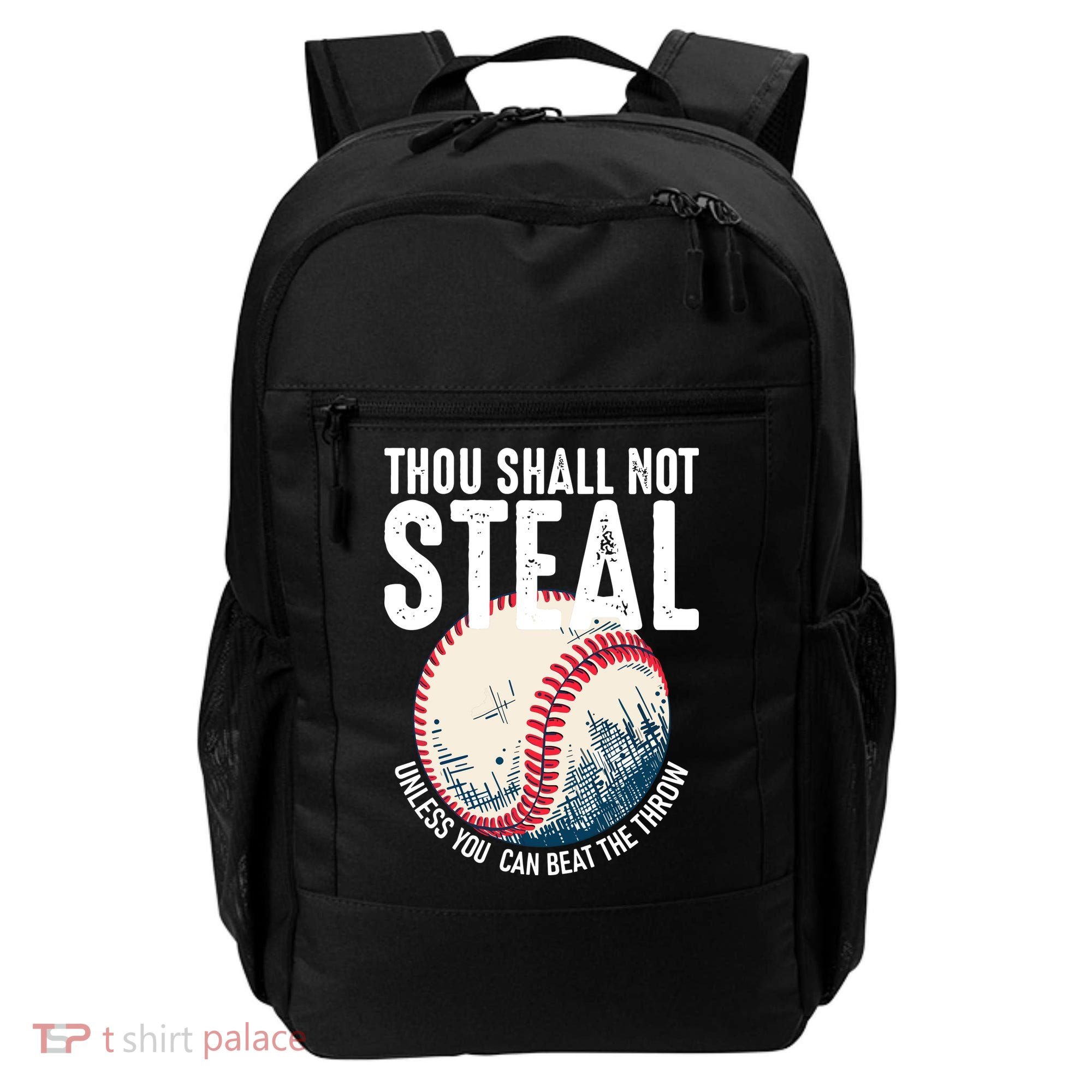 Thou Shall Not Steal Baseball Backpack
