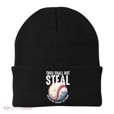 Thou Shall Not Steal Baseball Beanie