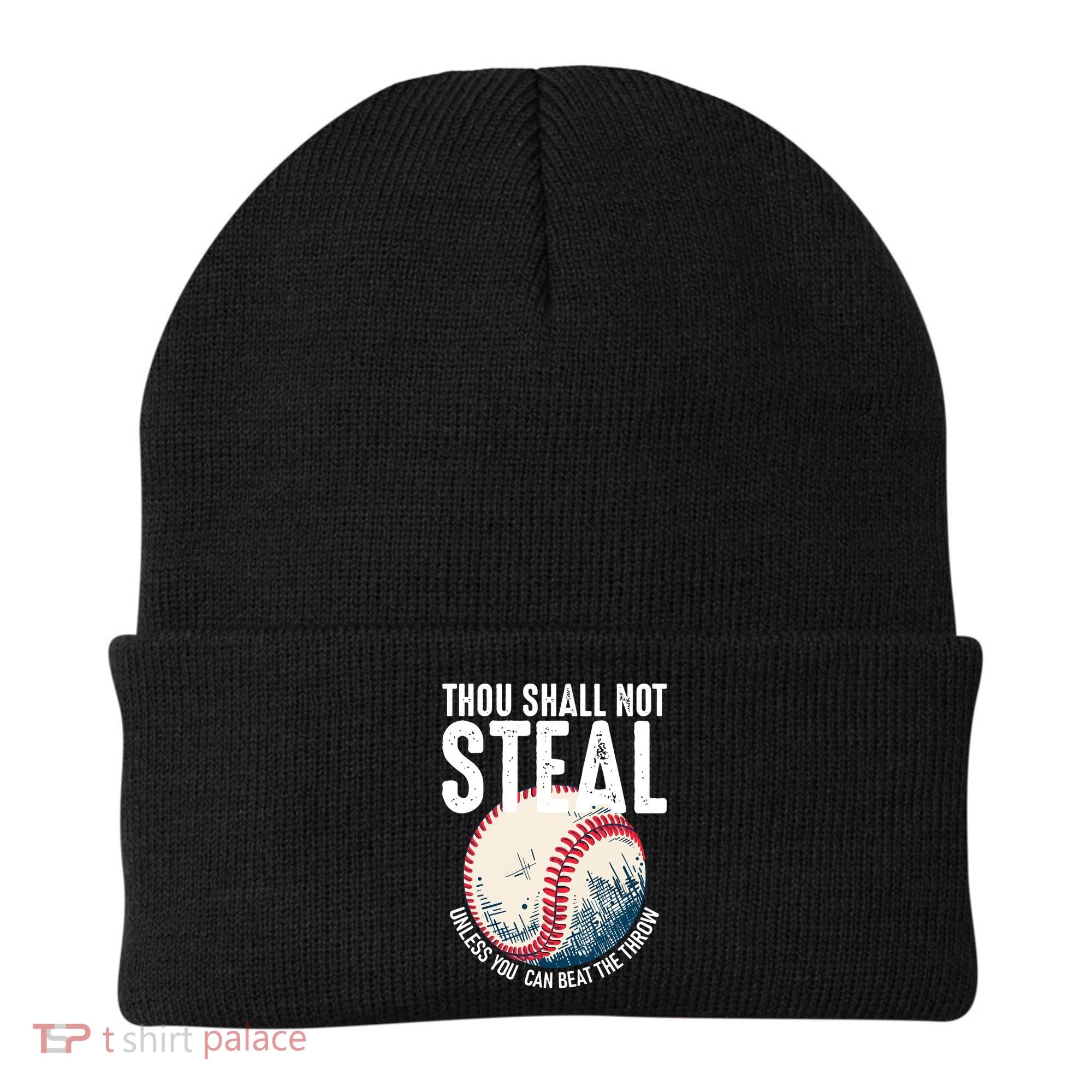 Thou Shall Not Steal Baseball Beanie