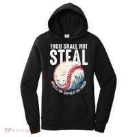 Thou Shall Not Steal Baseball Women's Hoodie thumb 0