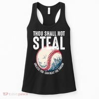 Thou Shall Not Steal Baseball Women's Tank Top thumb 0