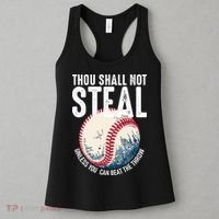 Thou Shall Not Steal Baseball Women's Tank Top thumb 3