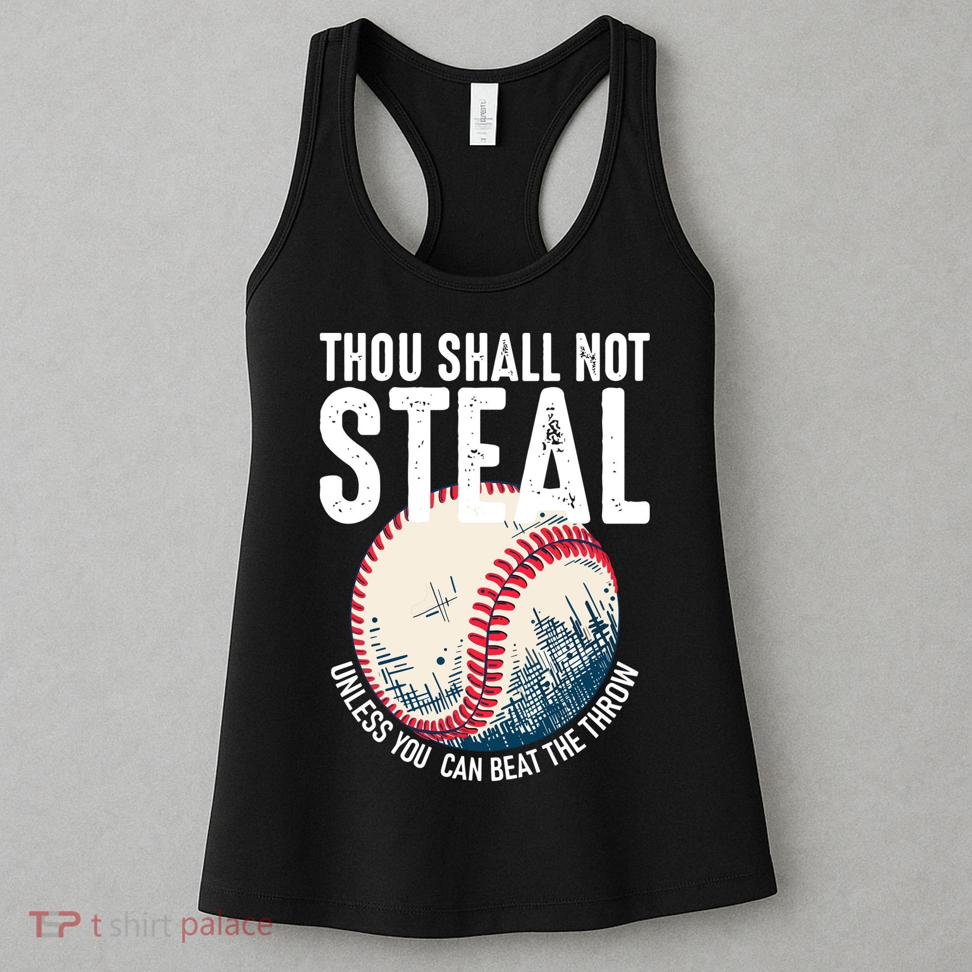Thou Shall Not Steal Baseball Women's Tank Top
