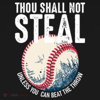 Thou Shall Not Steal Baseball Women's Tank Top thumb 5