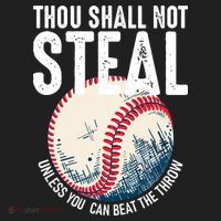 Thou Shall Not Steal Baseball Hat thumb 2