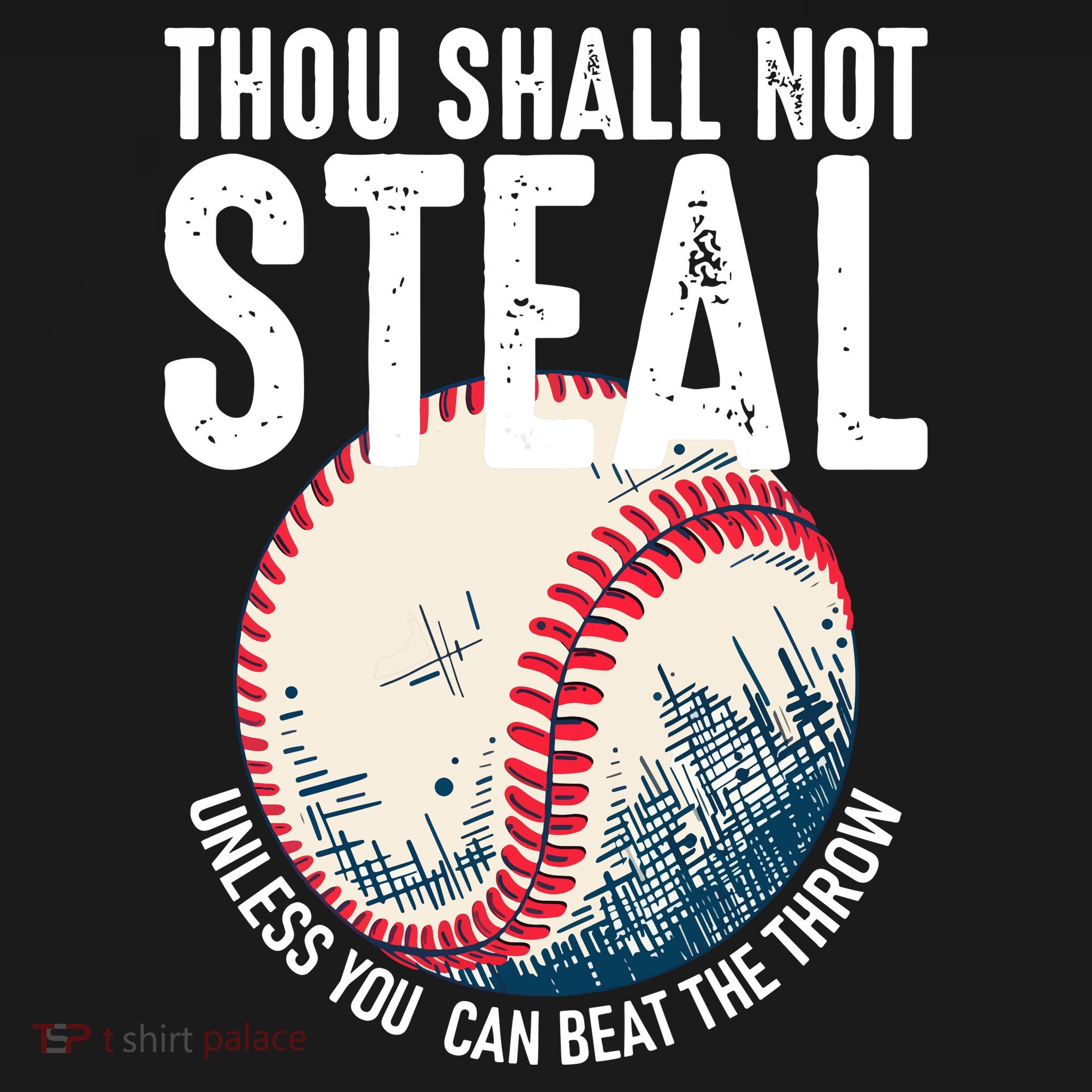 Thou Shall Not Steal Baseball Toddler Hoodie