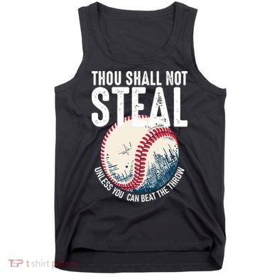 Thou Shall Not Steal Baseball Tank Top