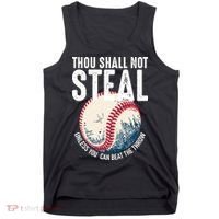 Thou Shall Not Steal Baseball Tank Top thumb 0