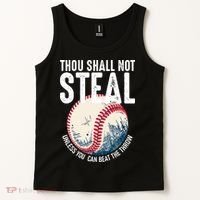 Thou Shall Not Steal Baseball Tank Top thumb 2