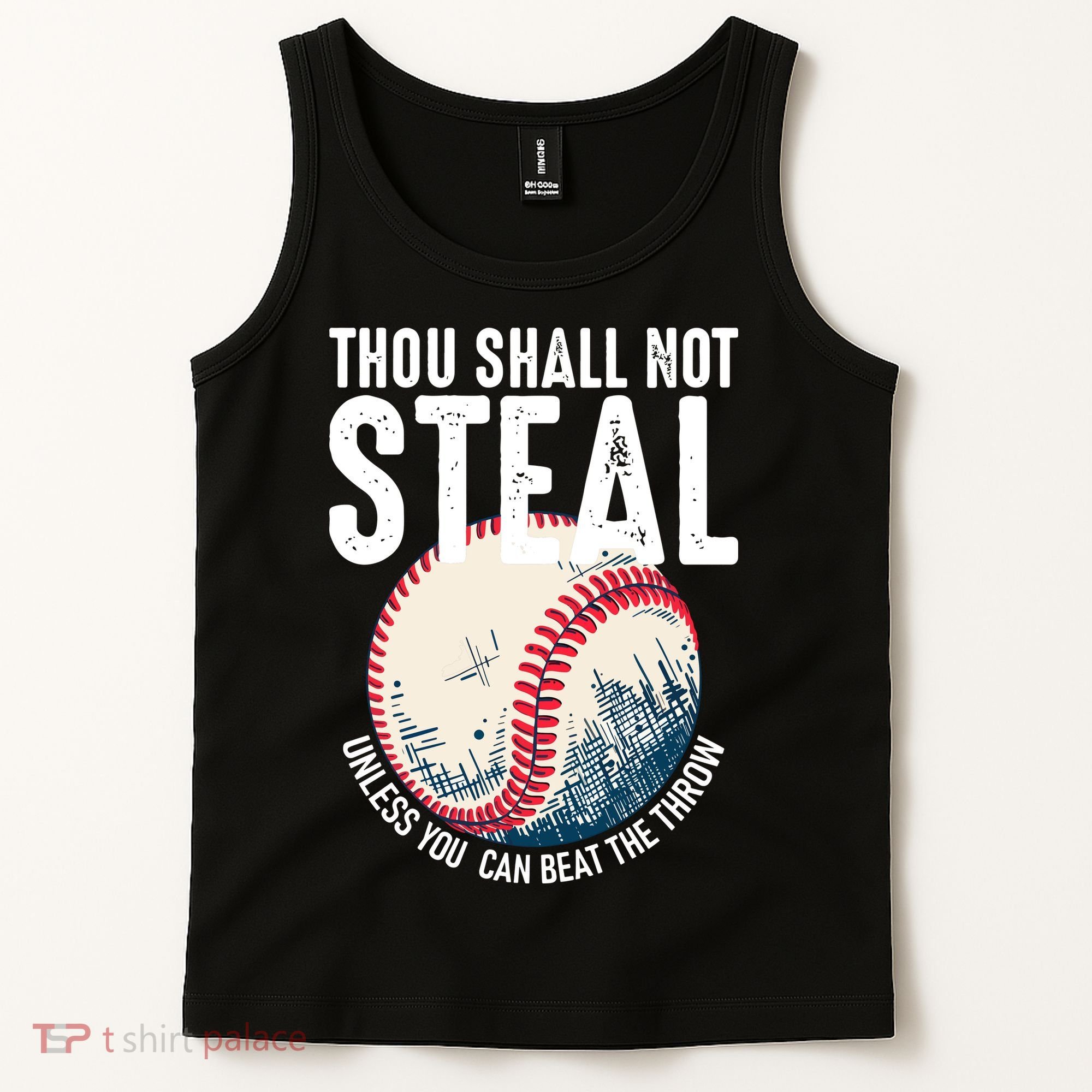 Thou Shall Not Steal Baseball Tank Top
