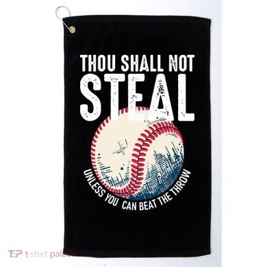 Thou Shall Not Steal Baseball Golf Towel