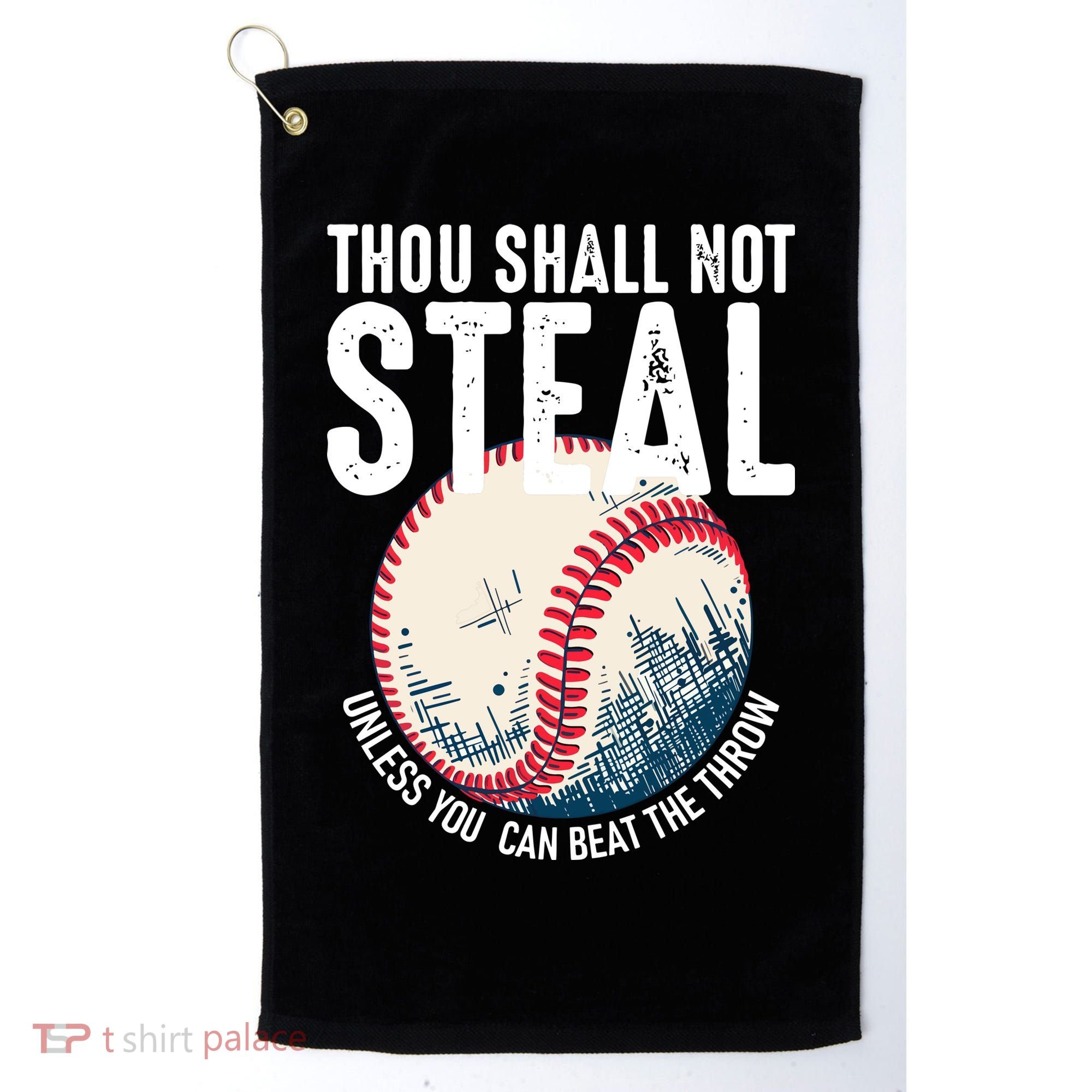 Thou Shall Not Steal Baseball Golf Towel
