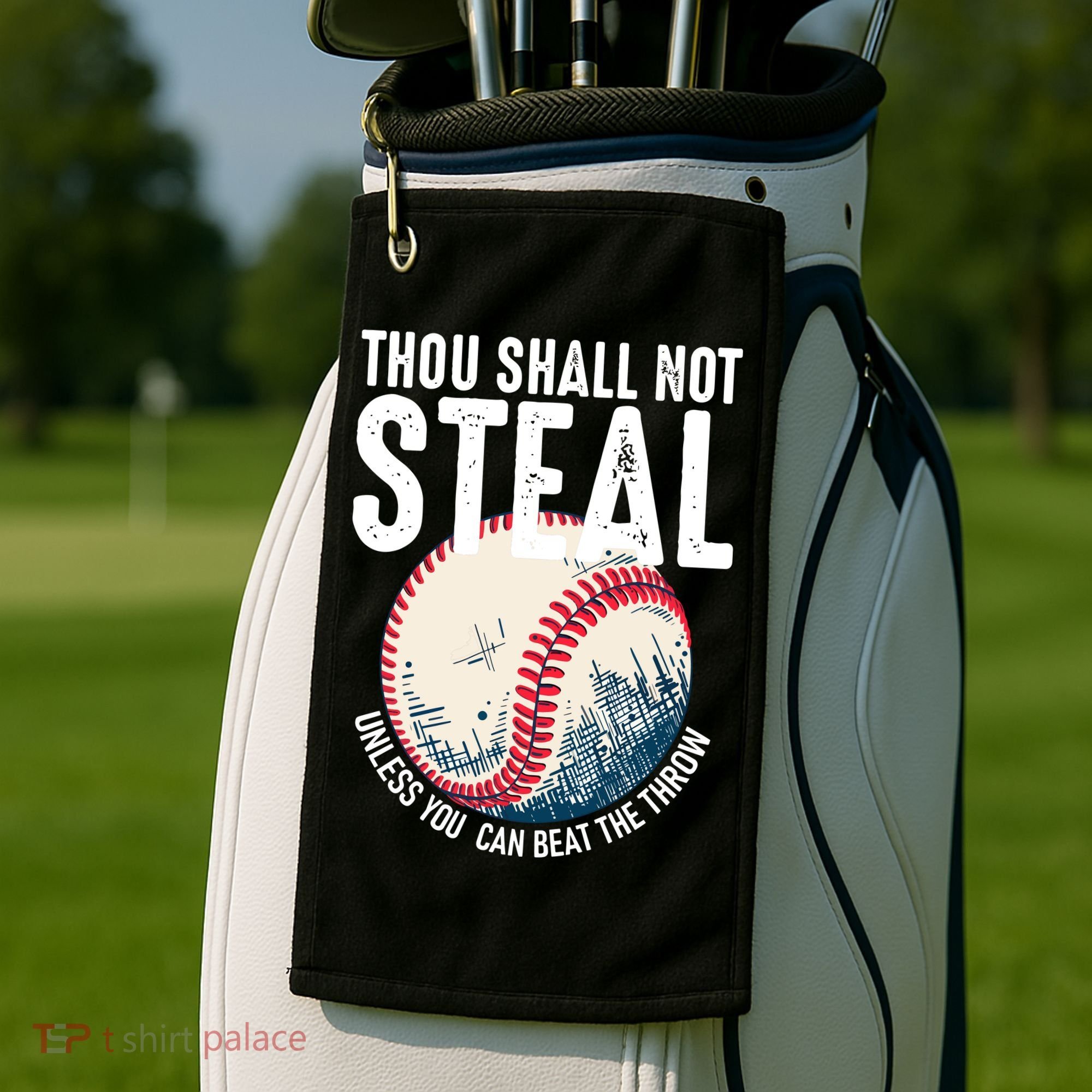Thou Shall Not Steal Baseball Golf Towel