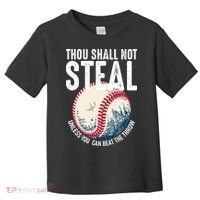 Thou Shall Not Steal Baseball Toddler T-Shirt thumb 0