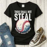 Thou Shall Not Steal Baseball Women's T-Shirt thumb 3