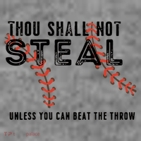 Thou Shall Not Steal Unless You Beat Throw Baseball Lover Gift Toddler Hoodie thumb 2