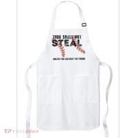 Thou Shall Not Steal Unless You Beat Throw Baseball Lover Gift Apron thumb 0