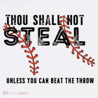 Thou Shall Not Steal Unless You Beat Throw Baseball Lover Gift Mousepad thumb 1