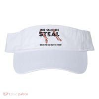 Thou Shall Not Steal Unless You Beat Throw Baseball Lover Gift Visor thumb 0