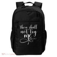 Thou Shall Not Try Me Mood 247 Funny Teacher S Backpack thumb 0