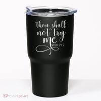 Thou Shall Not Try Me Mood 247 Funny Teacher S Tumbler thumb 0