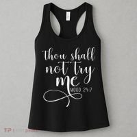 Thou Shall Not Try Me Mood 247 Funny Teacher S Women's Tank Top thumb 3