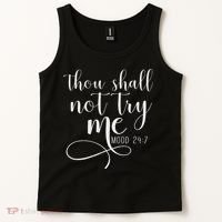 Thou Shall Not Try Me Mood 247 Funny Teacher S Tank Top thumb 2