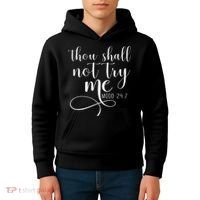 Thou Shall Not Try Me Mood 247 Funny Teacher S Kids Hoodie thumb 4