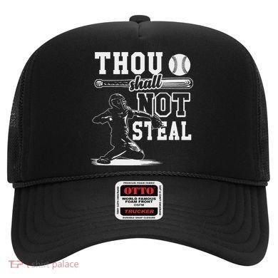 Thou Shalt Not Steal Pitcher Strikeout Baseball Hat