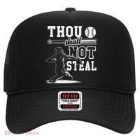 Thou Shalt Not Steal Pitcher Strikeout Baseball Hat thumb 0