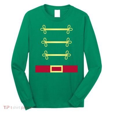 Toy Soldier Nutcracker Costume Uniform Long Sleeve Shirt