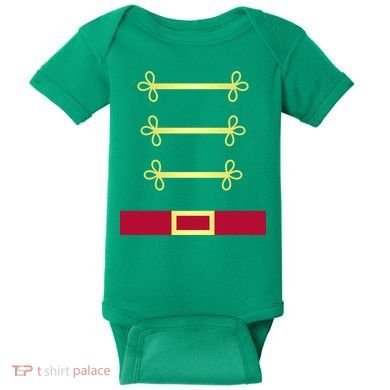 Toy Soldier Nutcracker Costume Uniform Baby Bodysuit
