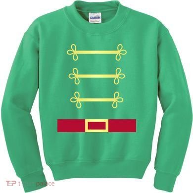 Toy Soldier Nutcracker Costume Uniform Kids Sweatshirt