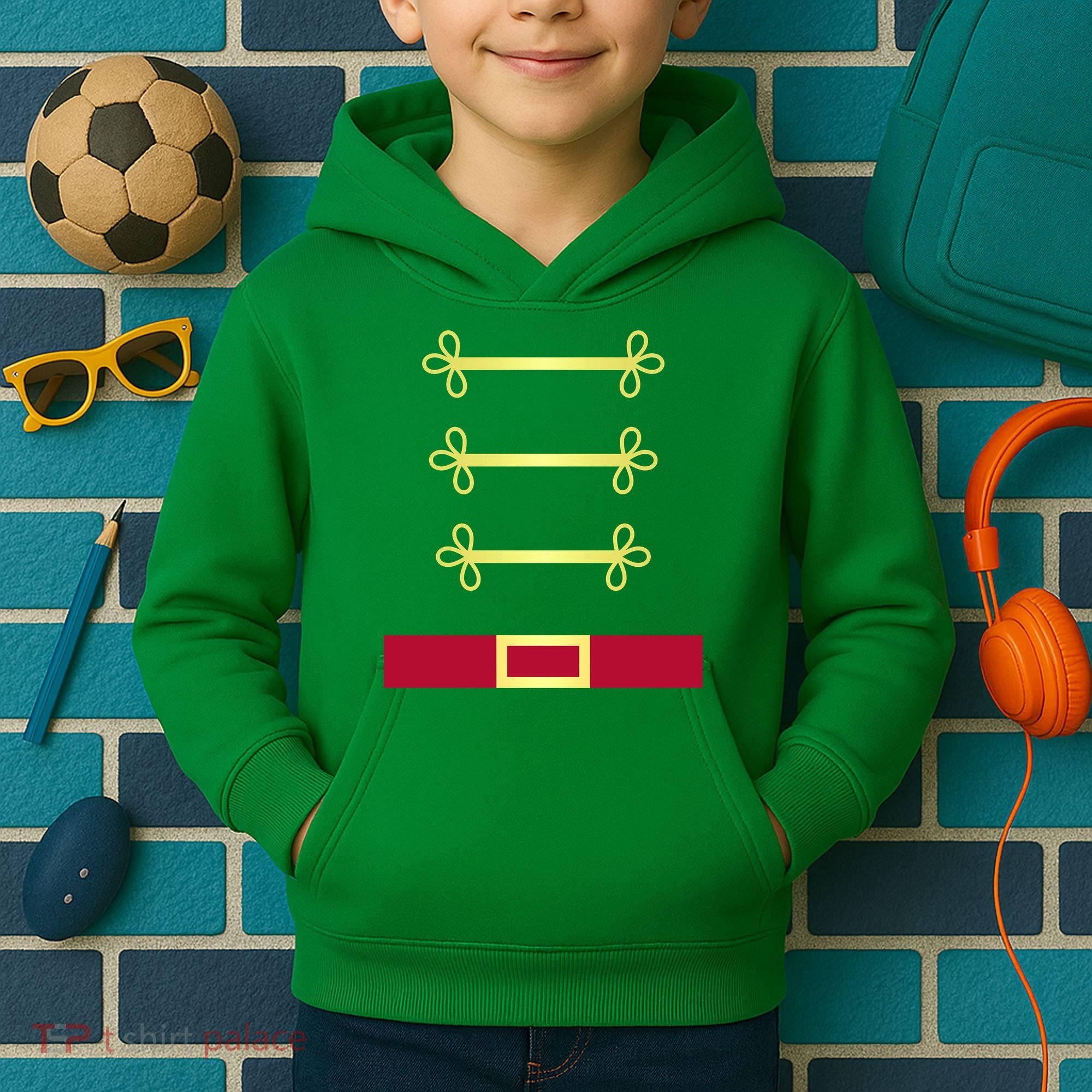 Toy Soldier Nutcracker Costume Uniform Kids Hoodie