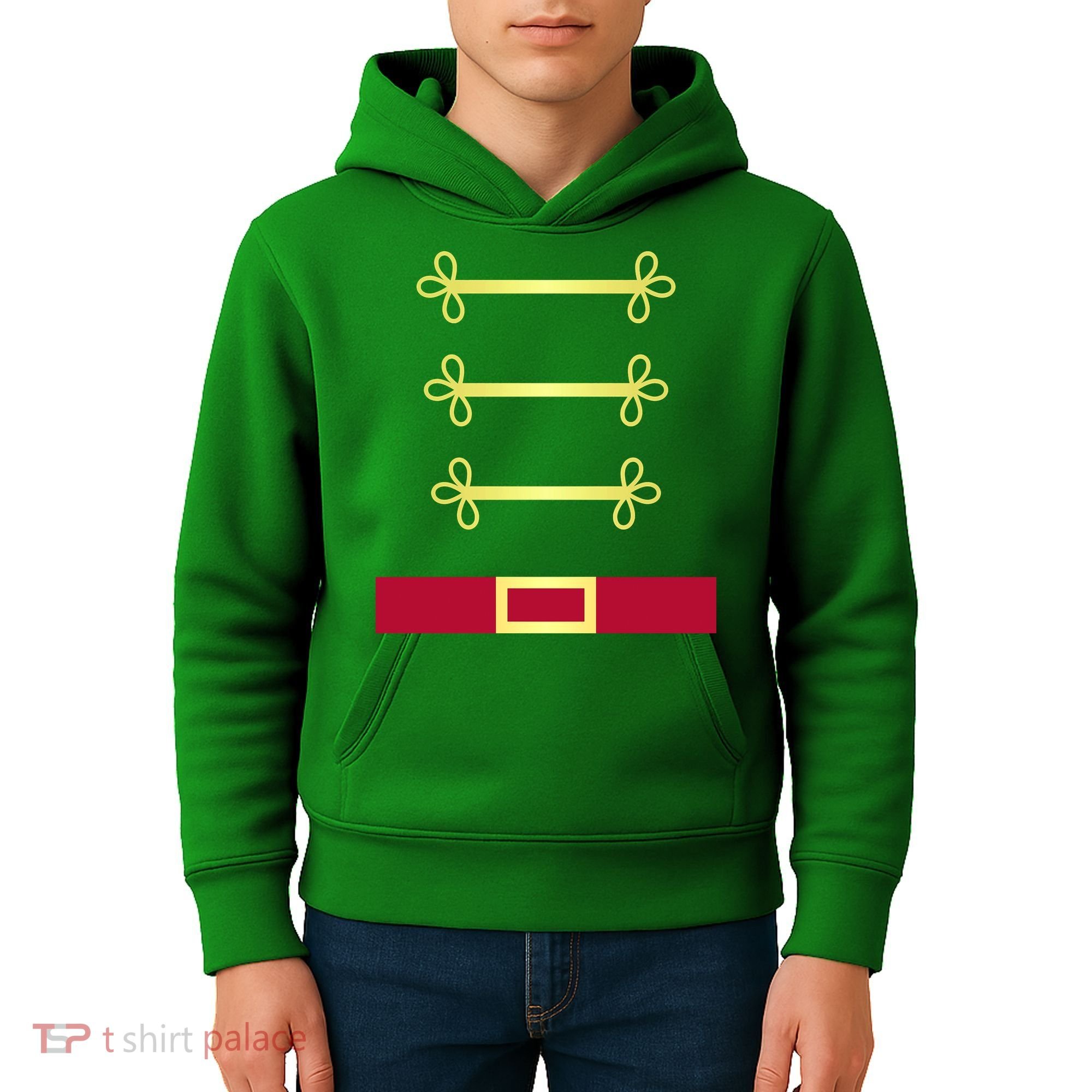 Toy Soldier Nutcracker Costume Uniform Kids Hoodie