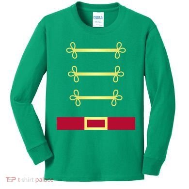 Toy Soldier Nutcracker Costume Uniform Kids Long Sleeve Shirt