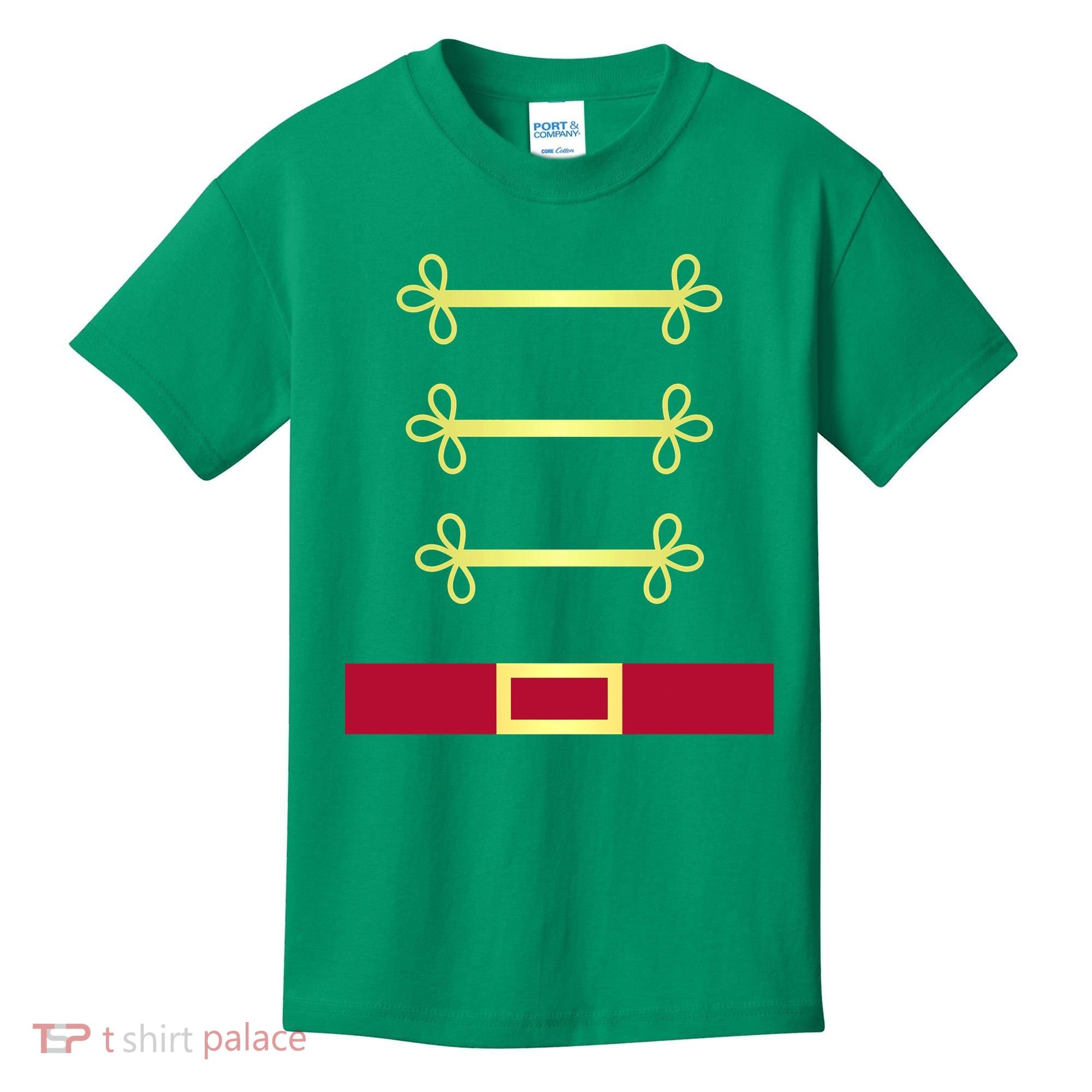 Toy Soldier Nutcracker Costume Uniform Kids T-Shirt