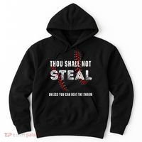 Thou Shall Not Steal Baseball Gift Hoodie thumb 0