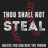 Thou Shall Not Steal Baseball Gift Beanie thumb 2